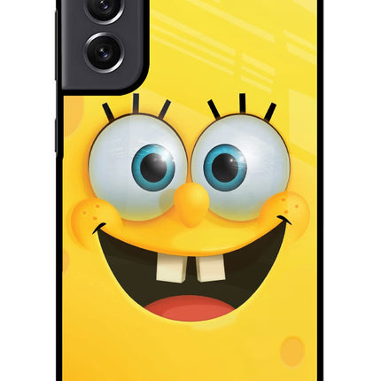 Sponge 1 Samsung S21 FE 5G Glass Case Back Cover by Casekaro