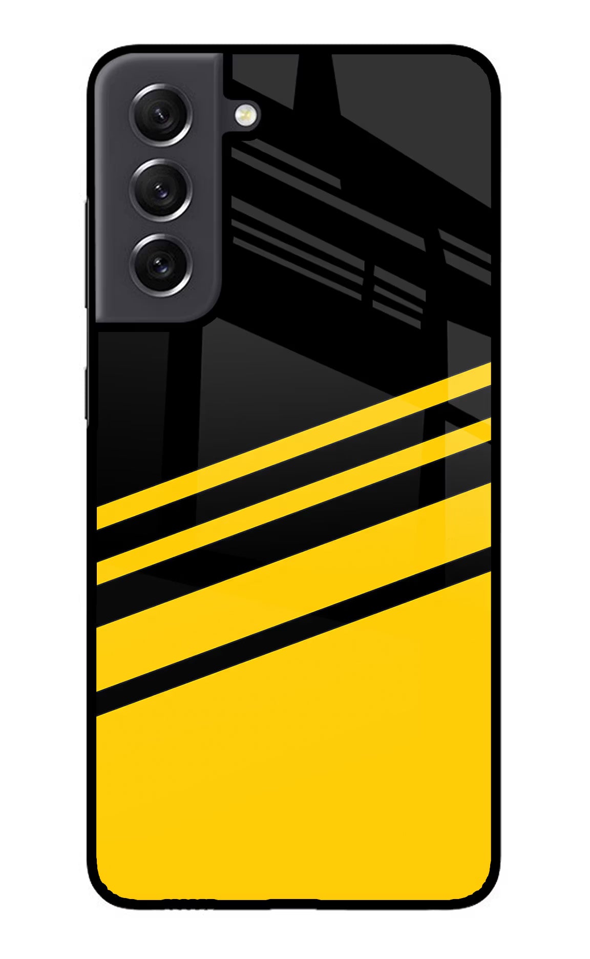 Yellow Shades Samsung S21 FE 5G Glass Case Back Cover by Casekaro