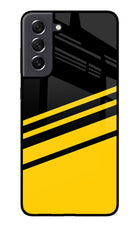 Yellow Shades Samsung S21 FE 5G Glass Case
