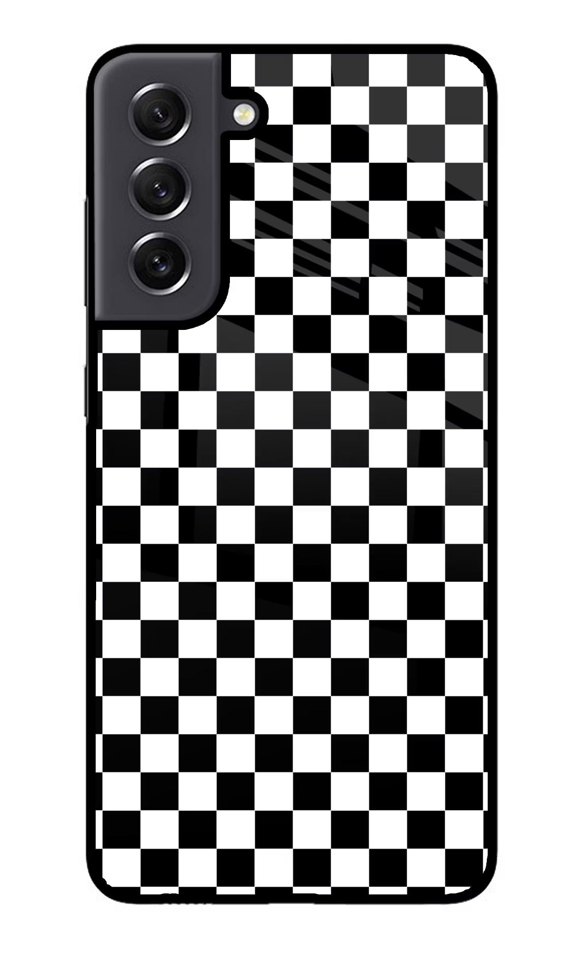 Chess Board Samsung S21 FE 5G Glass Case Back Cover by Casekaro
