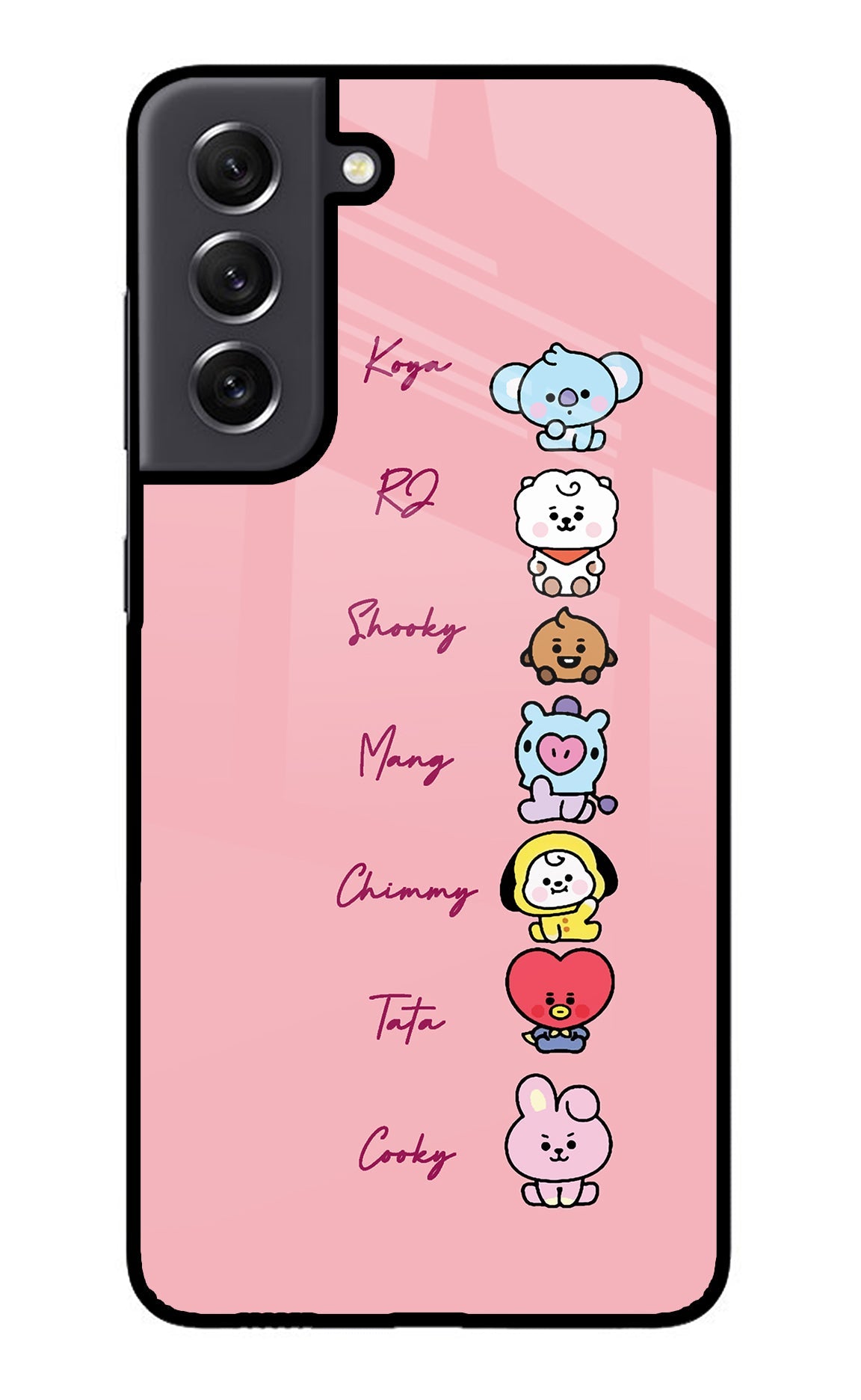 BTS names Samsung S21 FE 5G Back Cover