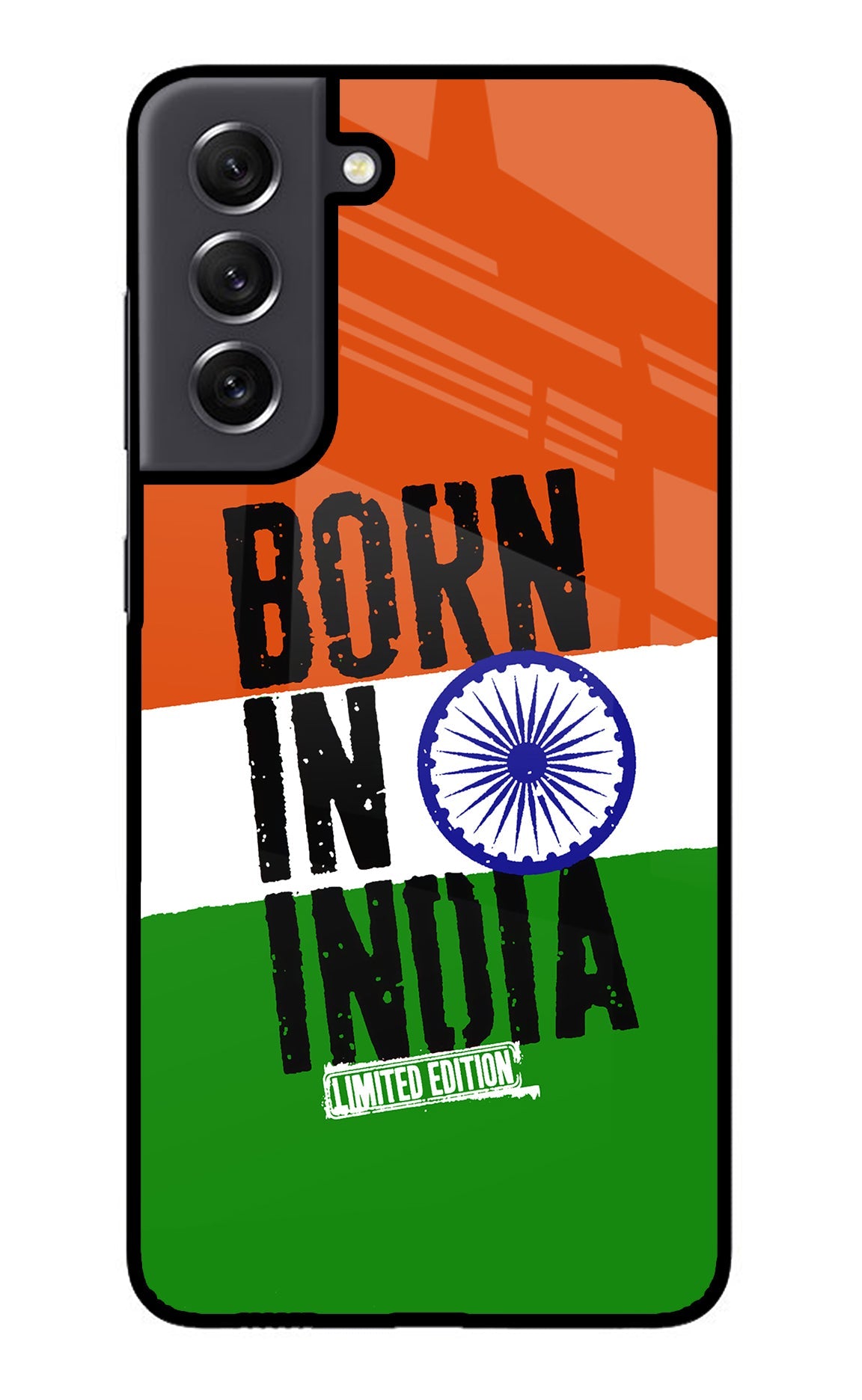 Born in India Samsung S21 FE 5G Glass Case