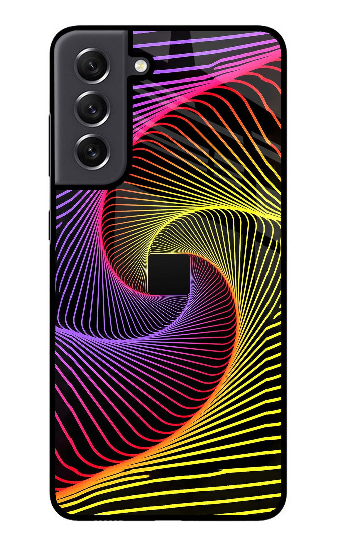 Colorful Strings Samsung S21 FE 5G Glass Case