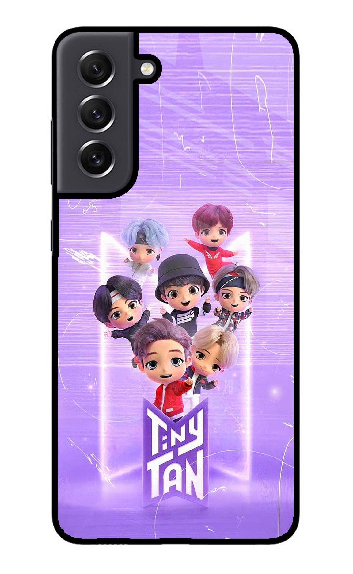 BTS Tiny Tan Samsung S21 FE 5G Back Cover