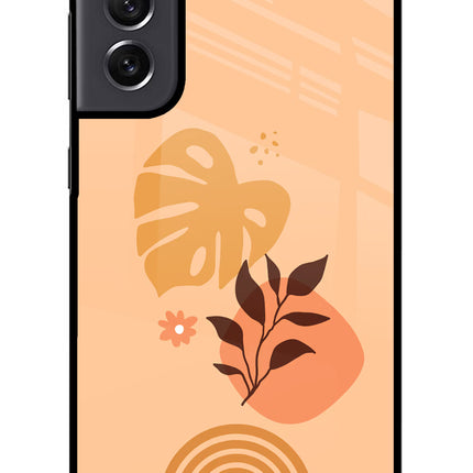 Bohemian Art Samsung S21 FE 5G Glass Case Back Cover by Casekaro