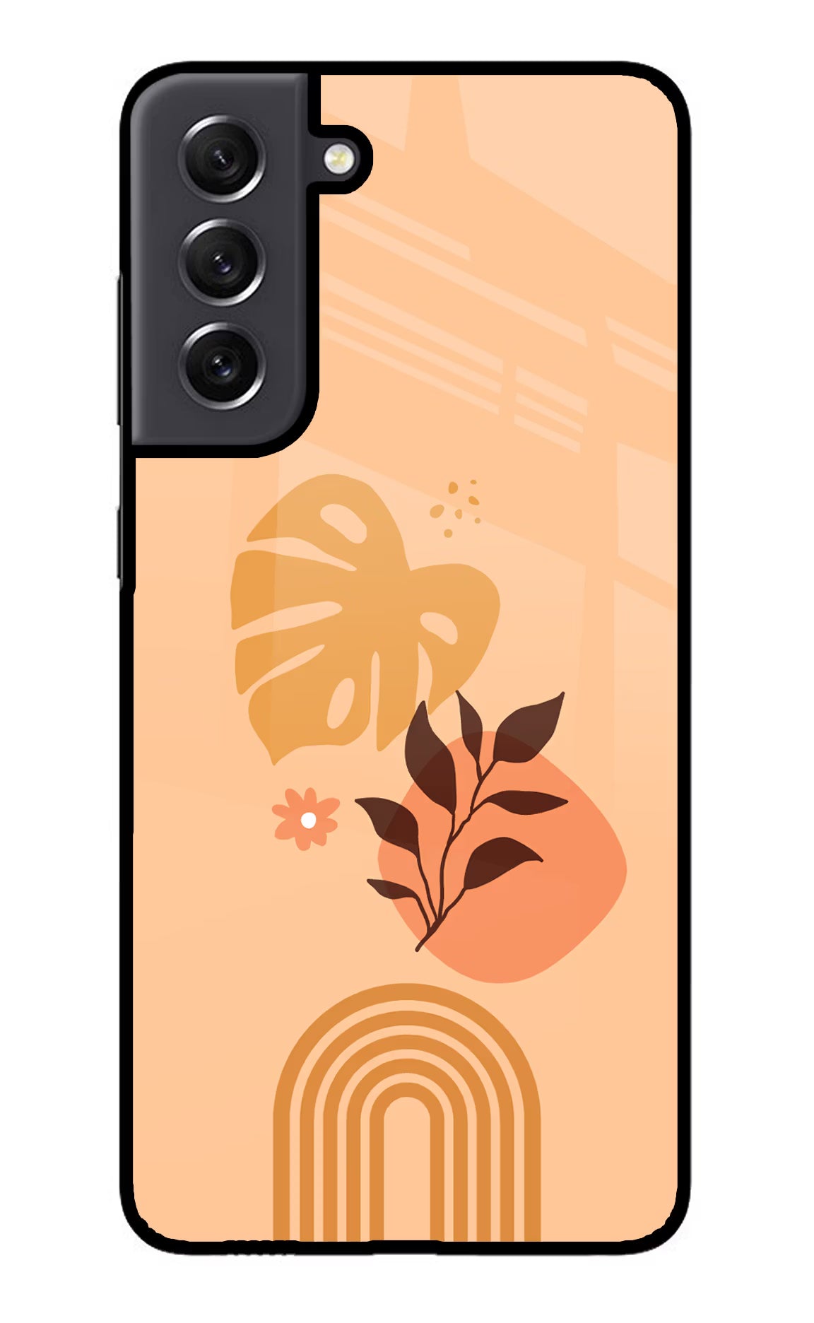 Bohemian Art Samsung S21 FE 5G Glass Case Back Cover by Casekaro