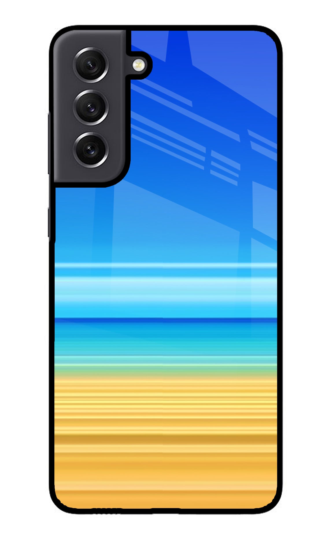 Beach Art Samsung S21 FE 5G Glass Case