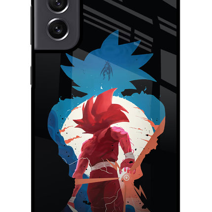 Goku Samsung S21 FE 5G Glass Case Back Cover by Casekaro