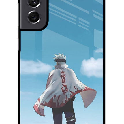 Kakashi Samsung S21 FE 5G Glass Case Back Cover by Casekaro