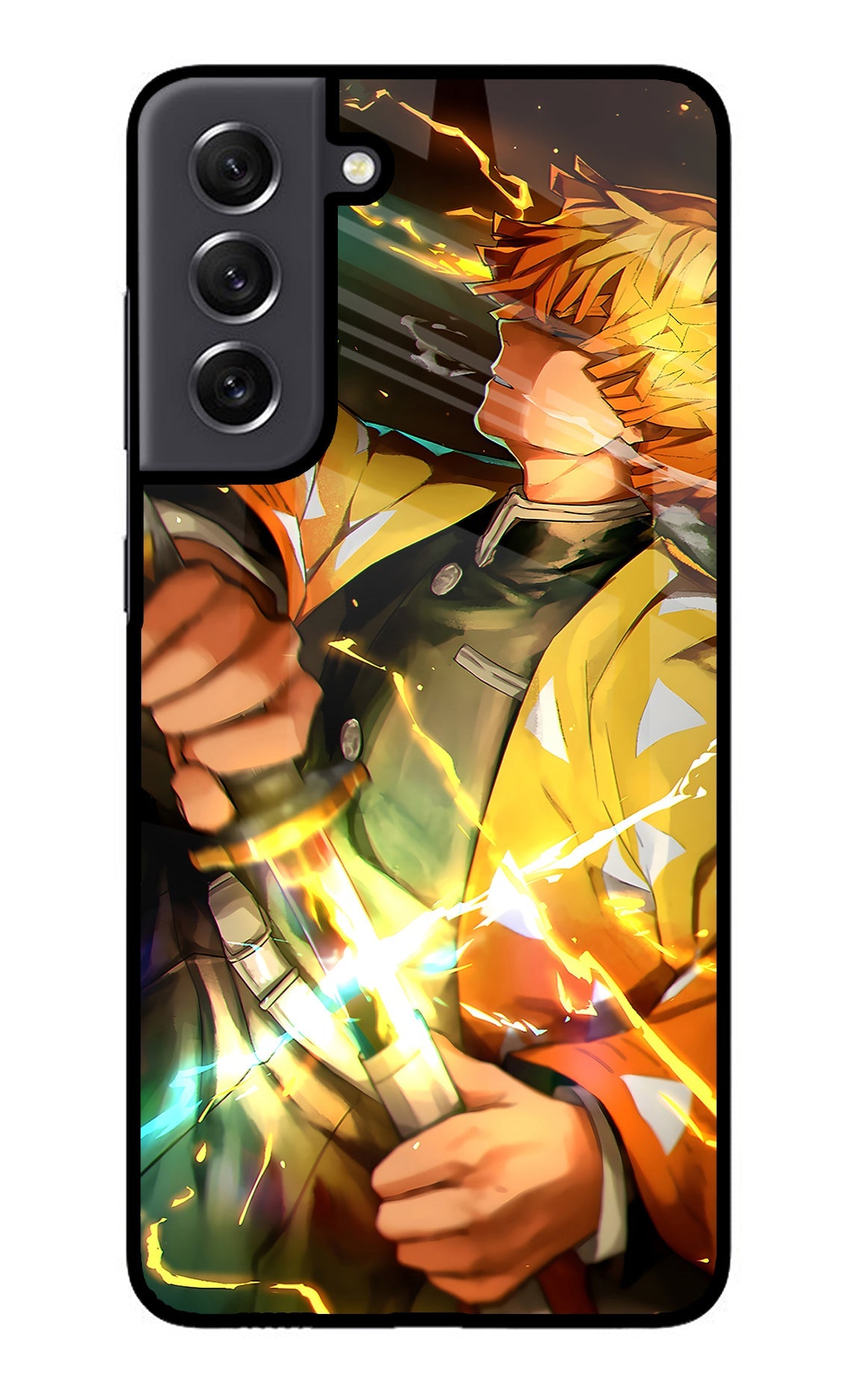 Demon Slayer Samsung S21 FE 5G Glass Case