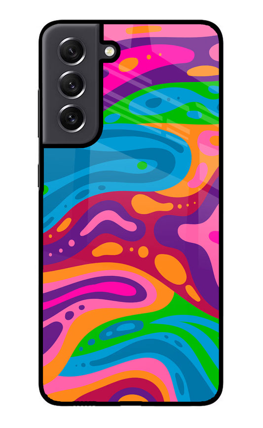 Trippy Pattern Samsung S21 FE 5G Glass Case