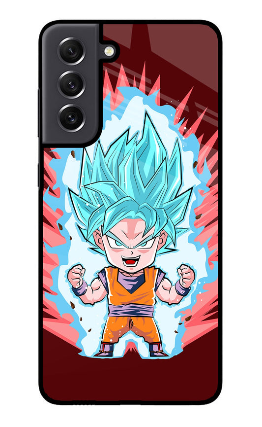 Goku Little Samsung S21 FE 5G Glass Case