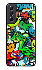 Game Doodle Samsung S21 FE 5G Glass Case