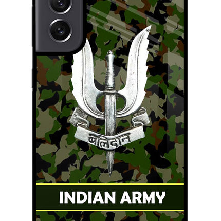 Balidan Indian Logo Samsung S21 FE 5G Glass Case Back Cover by Casekaro
