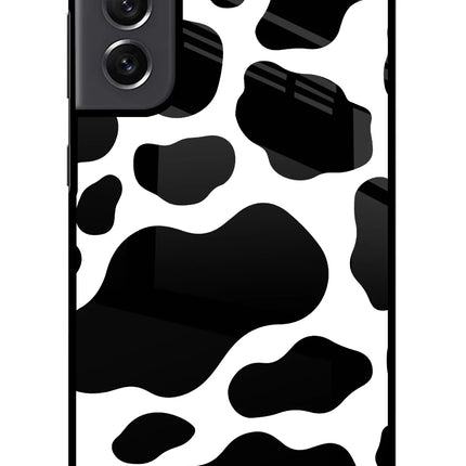 Cow Spots Samsung S21 FE 5G Glass Case