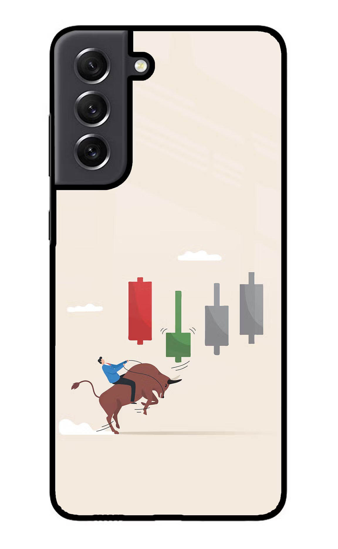 Bull Trading Momentum Samsung S21 FE 5G Glass Case