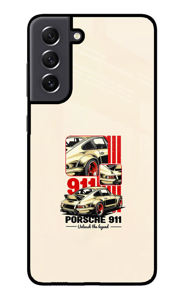 Classic Porsche 911 Samsung S21 FE 5G Glass Case