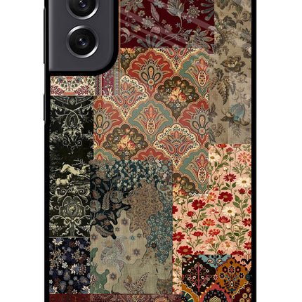 Desi Print Samsung S21 FE 5G Glass Case