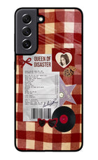 Queen of Disaster Samsung S21 FE 5G Glass Case