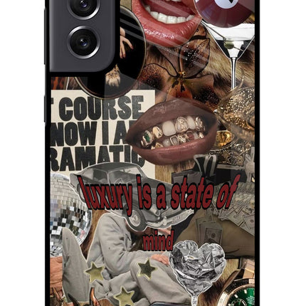 Luxury Samsung S21 FE 5G Glass Case