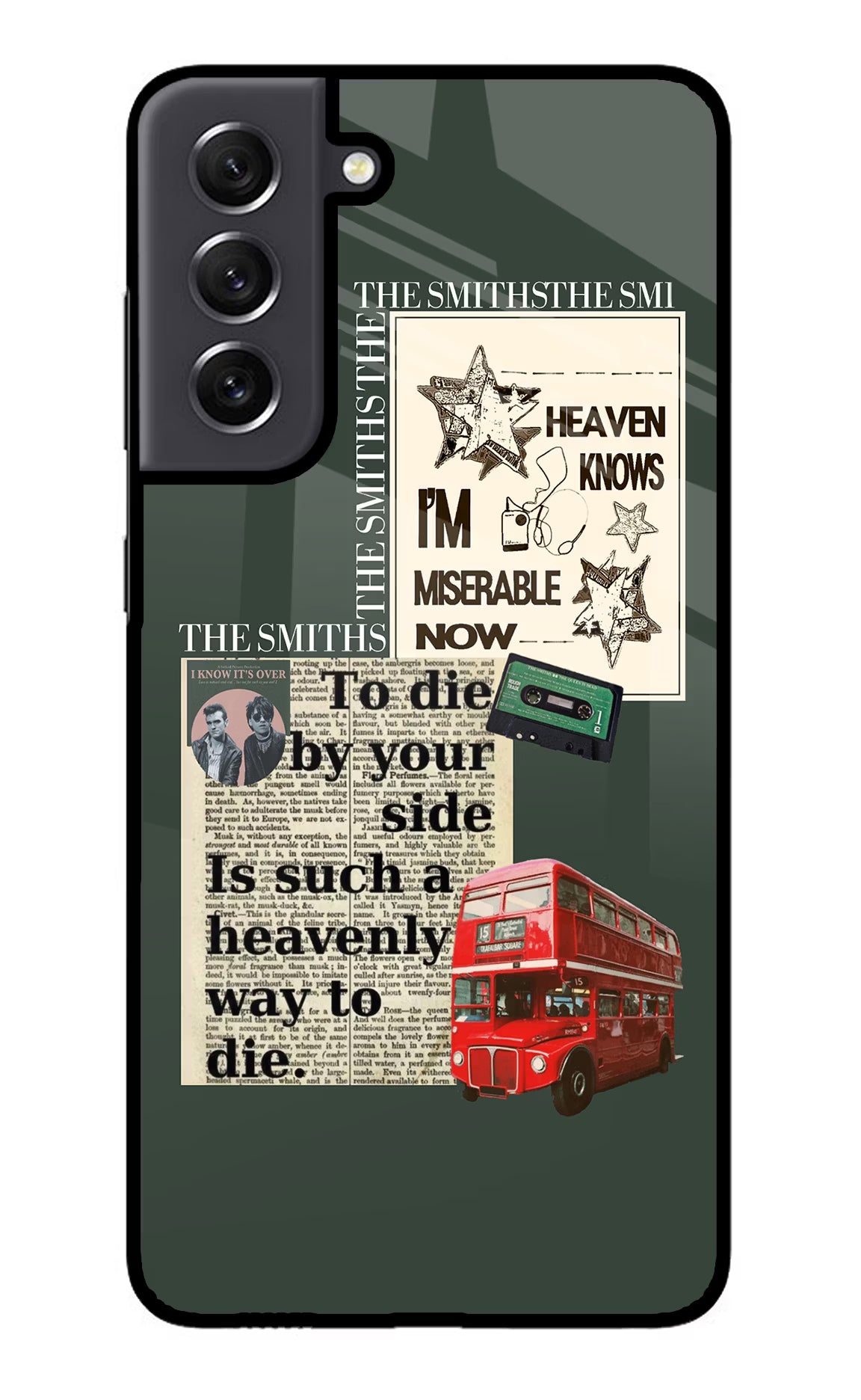 The Smiths Samsung S21 FE 5G Glass Case Back Cover by Casekaro
