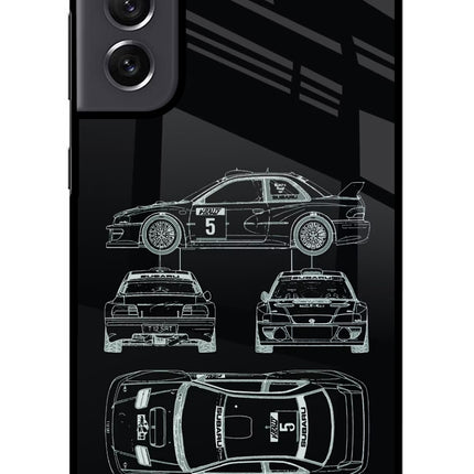 WRC'99 Samsung S21 FE 5G Glass Case Back Cover by Casekaro