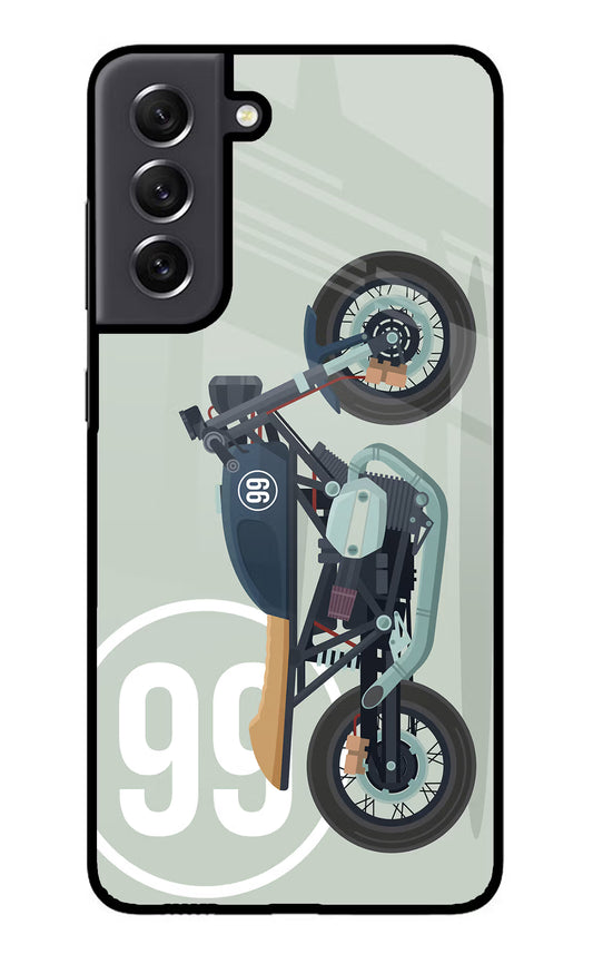 Classic Cafe Racer 99 Samsung S21 FE 5G Glass Case