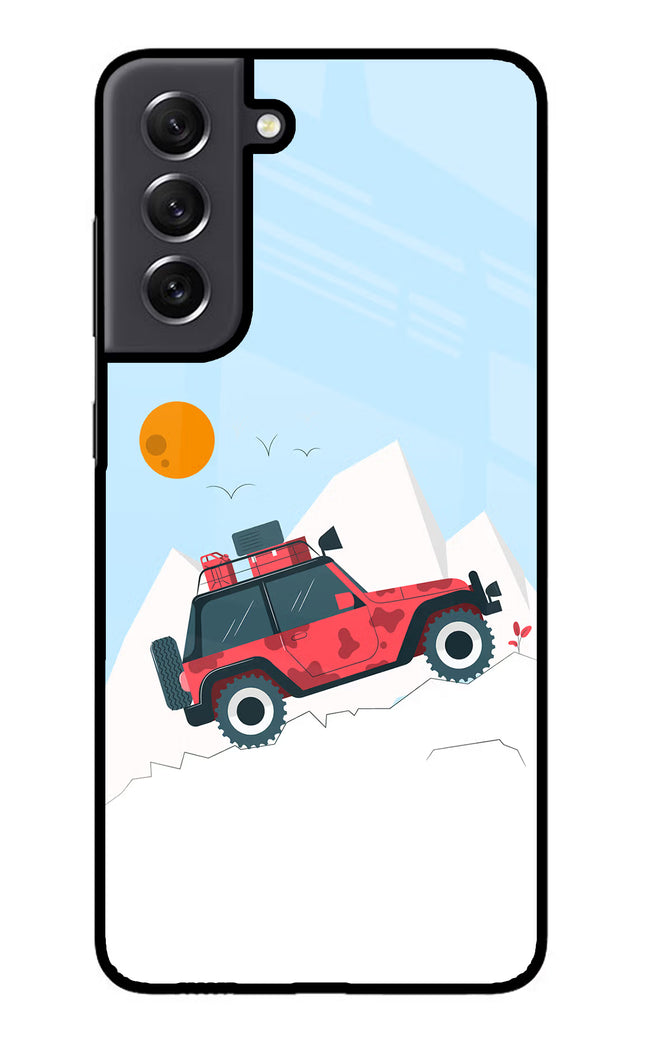 Mountain Trail Beast Samsung S21 FE 5G Glass Case