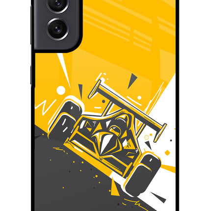 Track King Samsung S21 FE 5G Glass Case