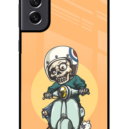 Undead Biker Samsung S21 FE 5G Glass Case