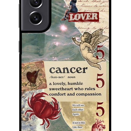 Cancer Zodiac Samsung S21 FE 5G Glass Case