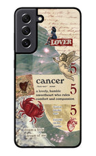 Cancer Zodiac Samsung S21 FE 5G Glass Case