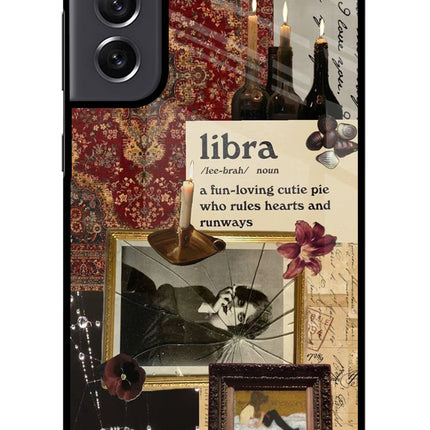 Libra Zodiac Samsung S21 FE 5G Glass Case