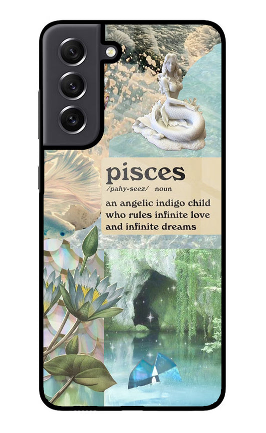 Pisces Zodiac Samsung S21 FE 5G Glass Case