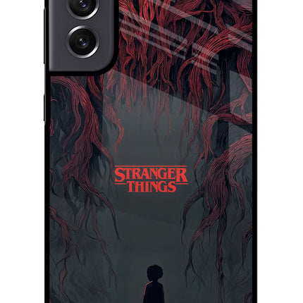 Ordinary Things Dark Side Samsung S21 FE 5G Glass Case Back Cover by Casekaro