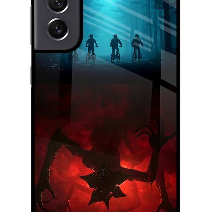 Ordinary Things Downside Up Samsung S21 FE 5G Glass Case Back Cover by Casekaro