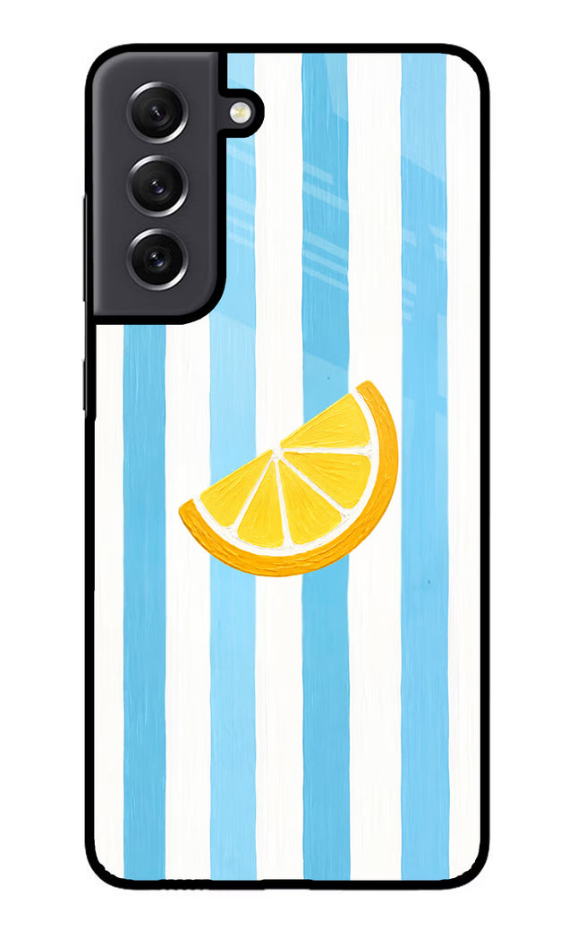 Summer Lemon Samsung S21 FE 5G Glass Case