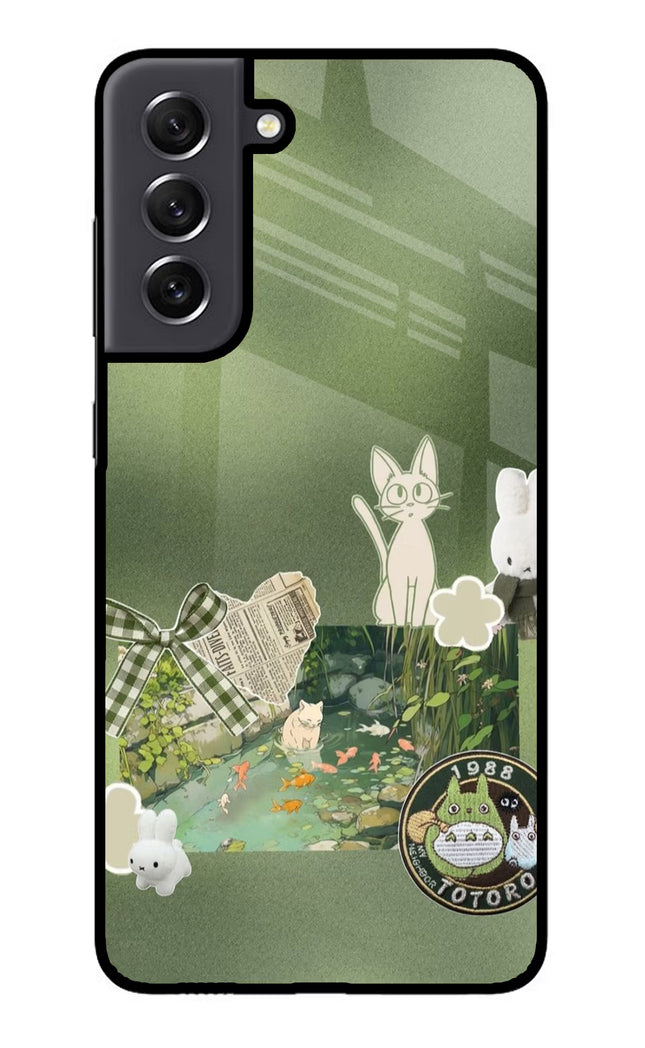 Aesthetic anime Samsung S21 FE 5G Glass Case
