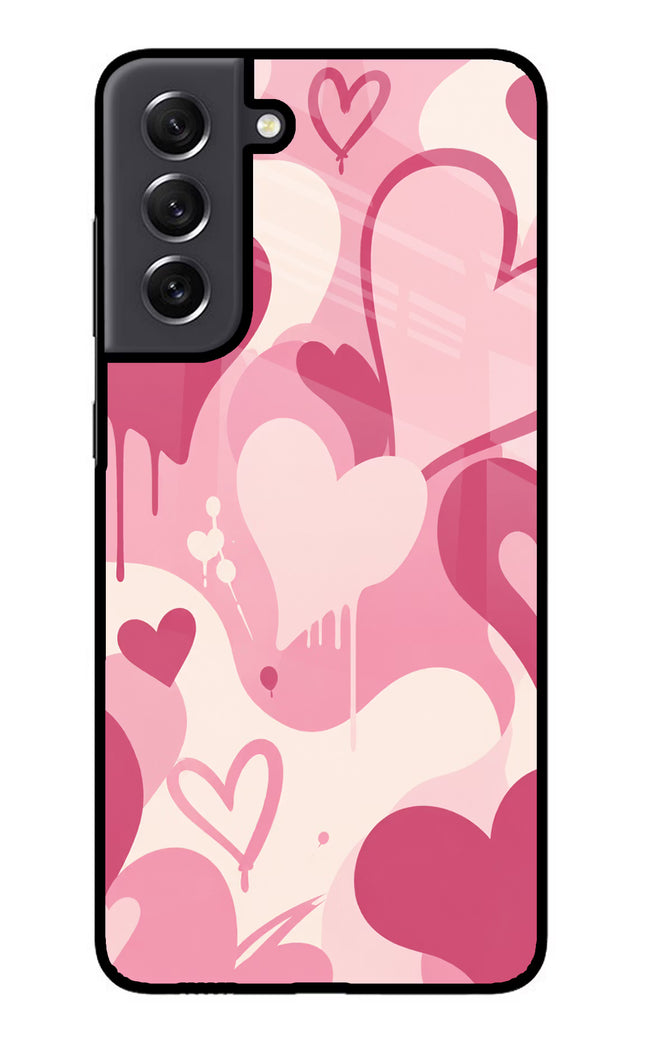 Hearty case Samsung S21 FE 5G Glass Case
