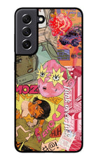 Funkover Samsung S21 FE 5G Glass Case
