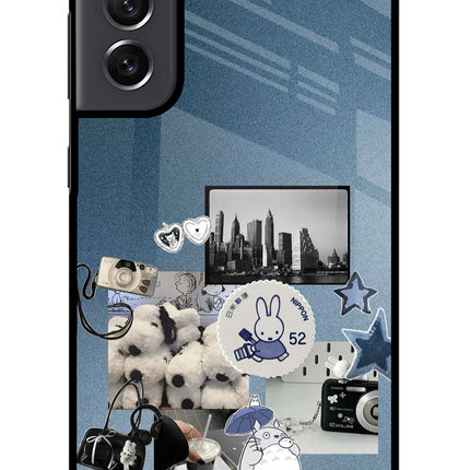 Miffy Samsung S21 FE 5G Glass Case Back Cover by Casekaro