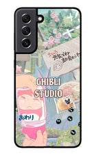 Studio Ghibli Samsung S21 FE 5G Glass Case