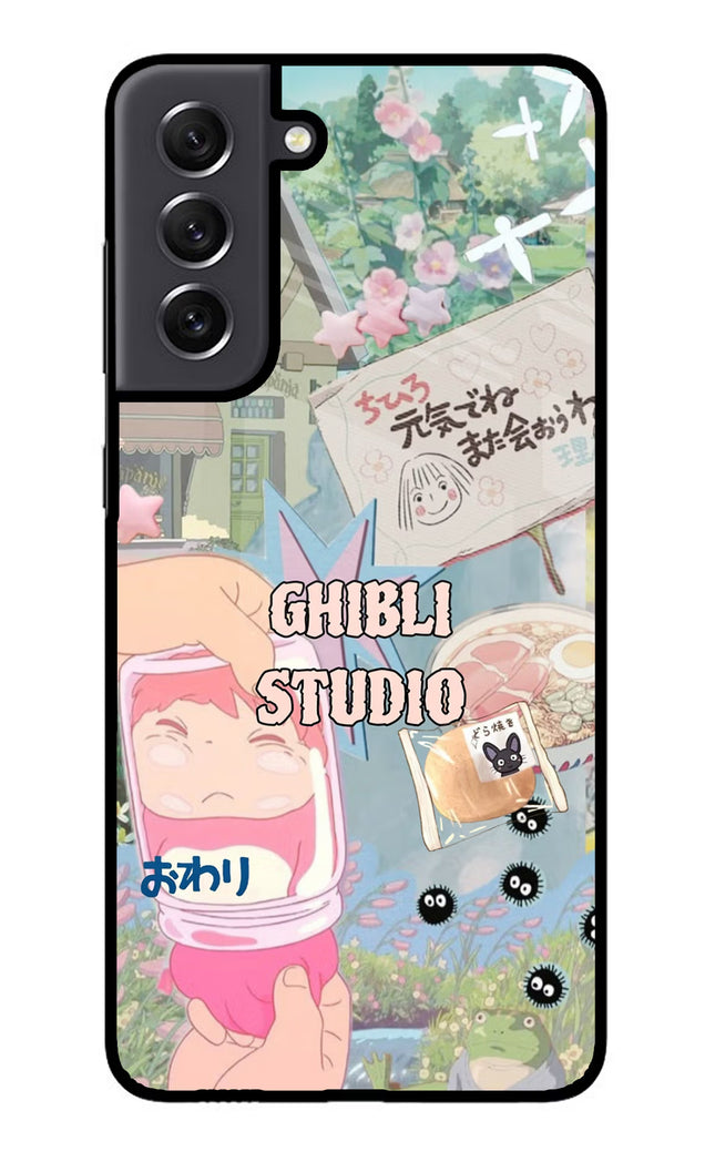 Studio Ghibli Samsung S21 FE 5G Glass Case