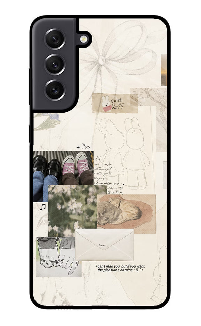 Soft Aesthetic Samsung S21 FE 5G Glass Case