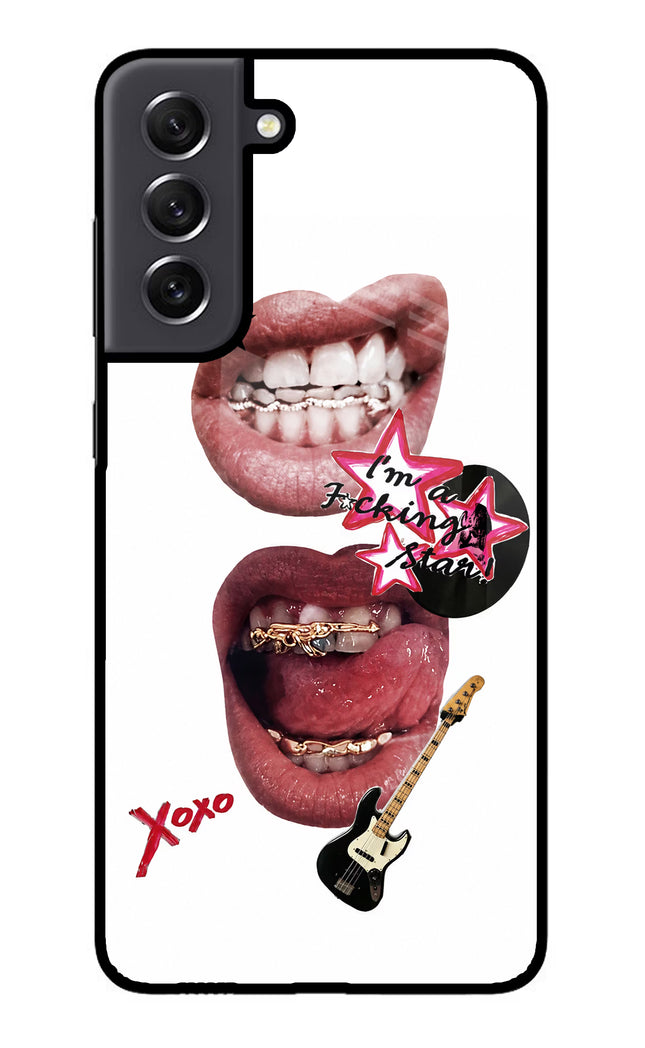 Rockstar Samsung S21 FE 5G Glass Case