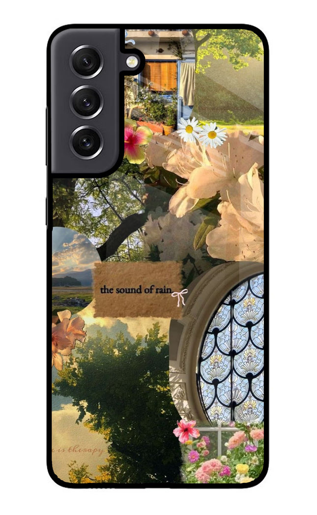 Rain Samsung S21 FE 5G Glass Case