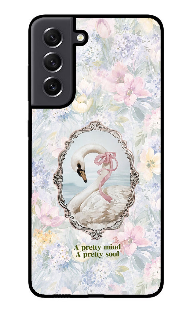 Pretty Mind Pretty Soul Samsung S21 FE 5G Glass Case