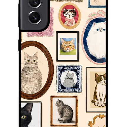 Mirror Cats Samsung S21 FE 5G Glass Case