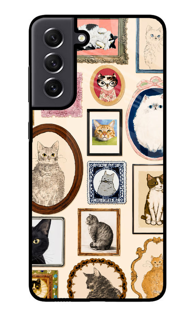 Mirror Cats Samsung S21 FE 5G Glass Case