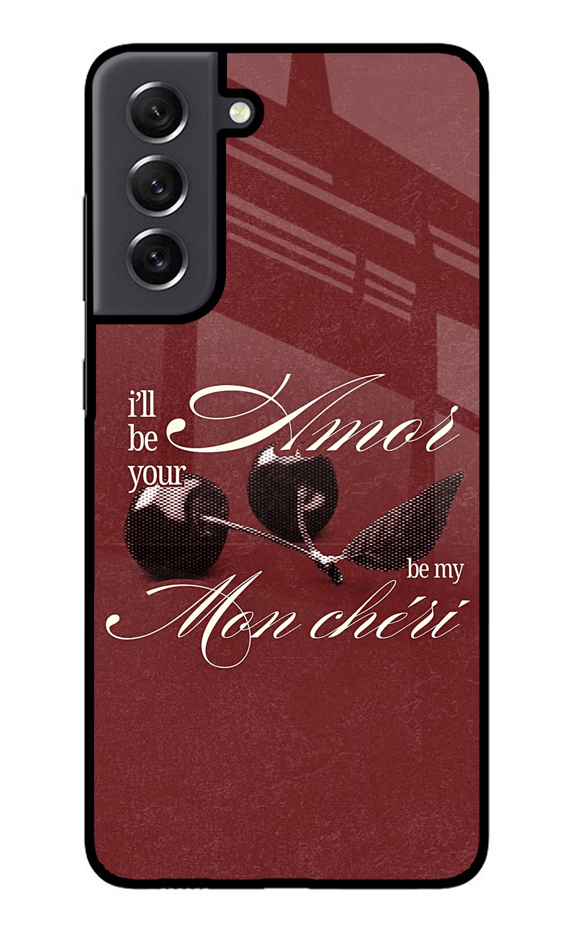 Velvet Cherry Samsung S21 FE 5G Glass Case